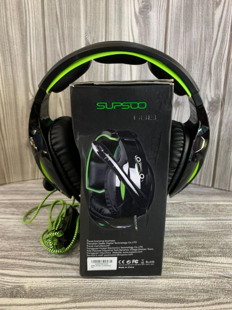New Supsoo G813 Wired Mic Gaming Headphone
