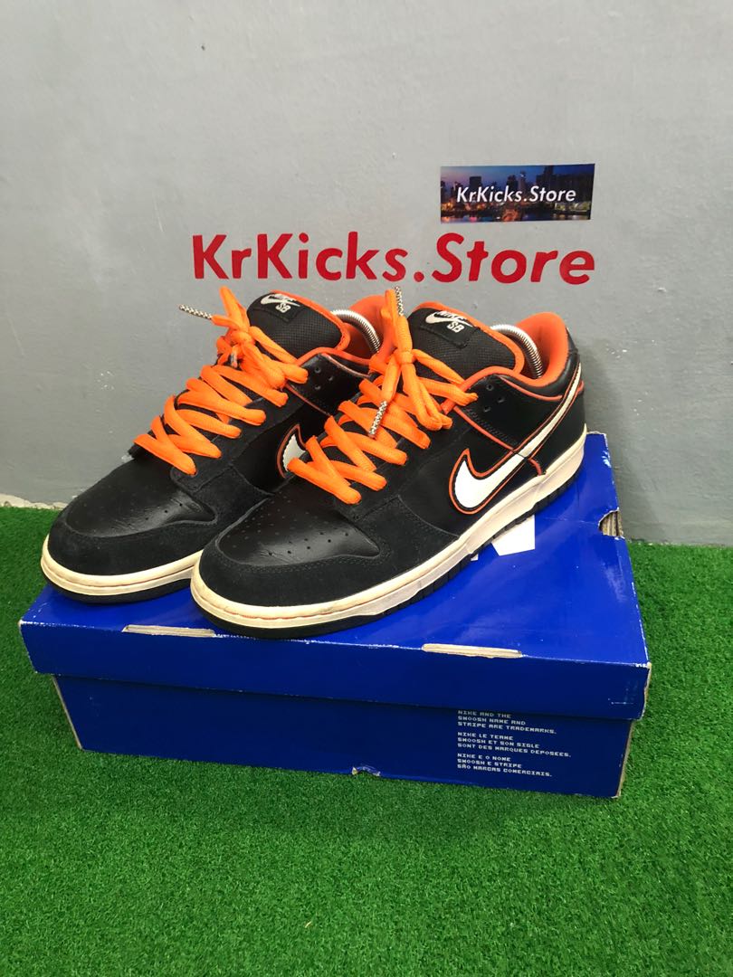 Nike dunk sb low black orange blaze on sale