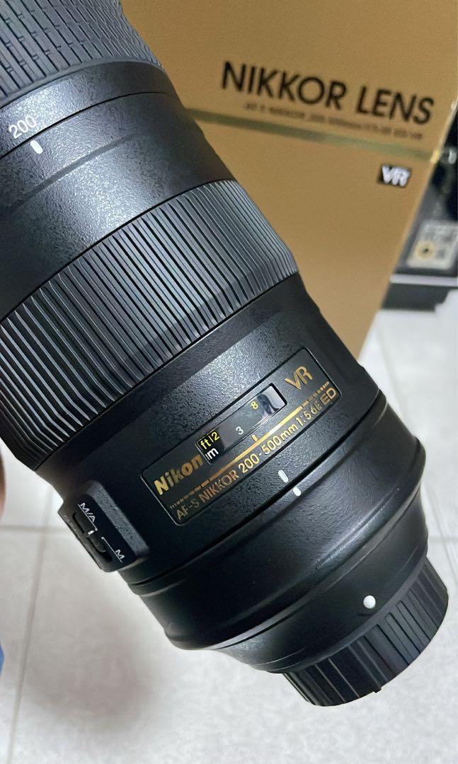 Nikon AF-S 200-500mm F5.6E ED VR ﻿, 攝影器材, 鏡頭及裝備- Carousell