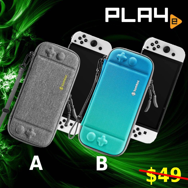 Nintendo Switch Oled Tomtoc Slim Protective Case Brand New, Video