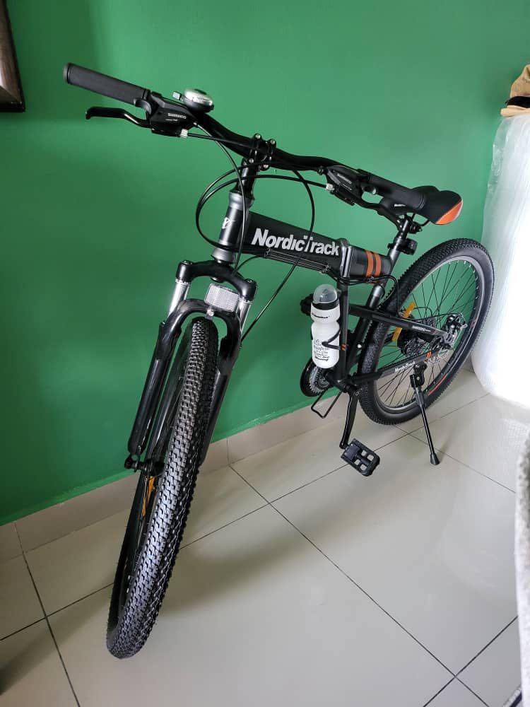Nordictrack folding bike outlet