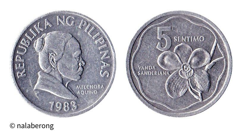 Old Philippine Peso Coin 1983 5 Cents Hobbies Toys Memorabilia 