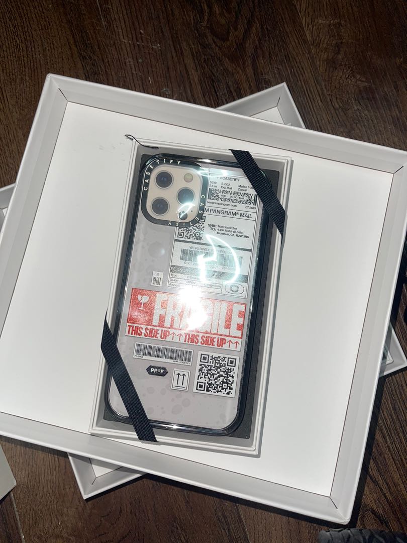 Original Casetify Fragile Case iPhone 12 Pro Max, Mobile Phones