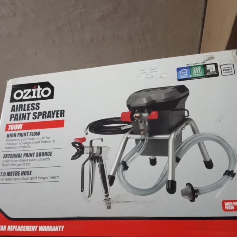 OZITO AIRLESS PAINT SPRAYER 700W, Commercial & Industrial, Construction