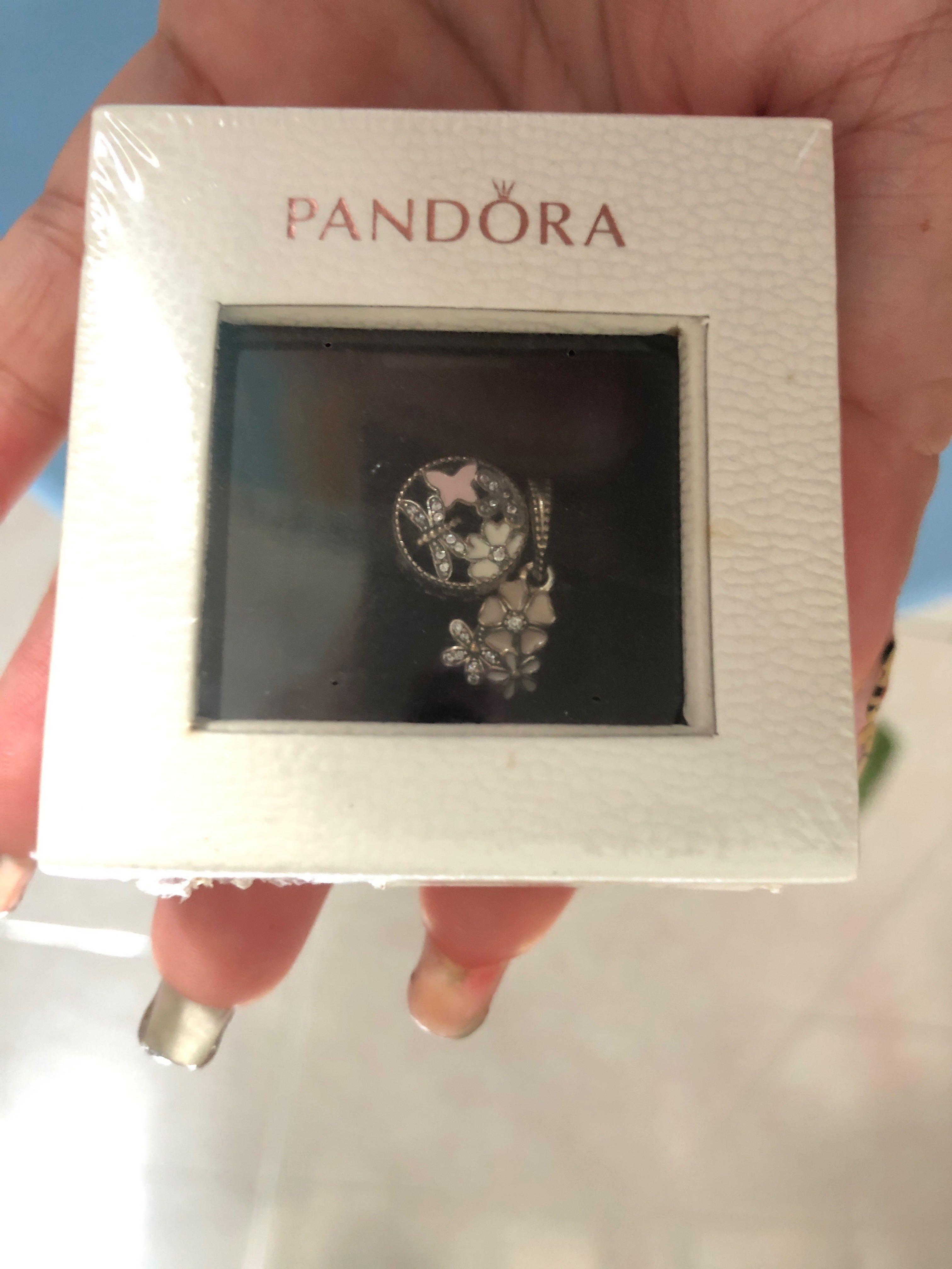 Pandora poetic blooms dangle charm deals