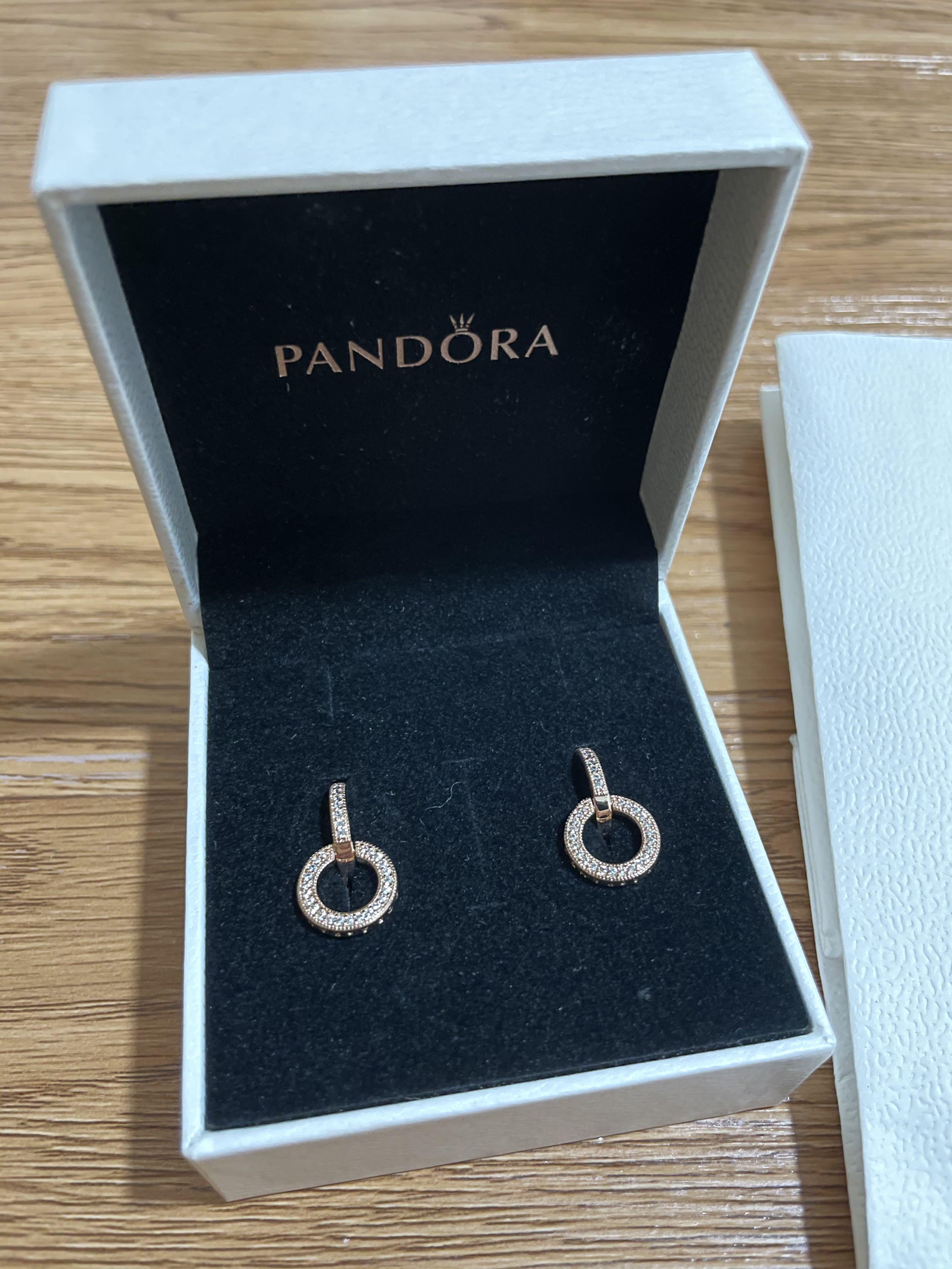 Double sided earrings pandora outlet