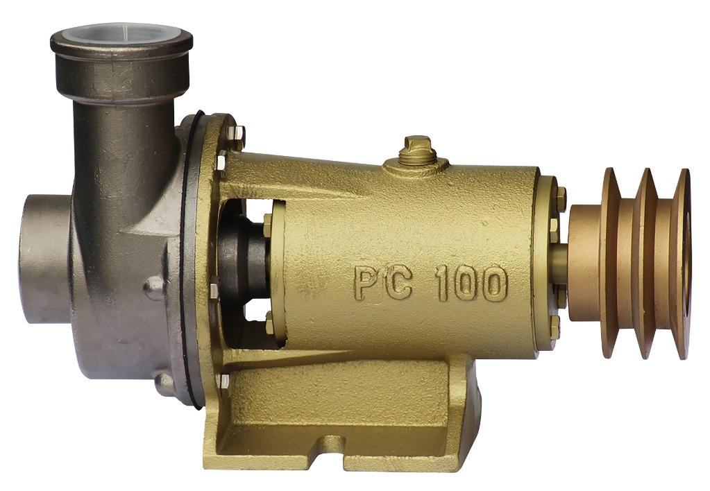 PC100 2" Right Hand MARINE SEA WATER PUMP Motor Driven Pulley type Use