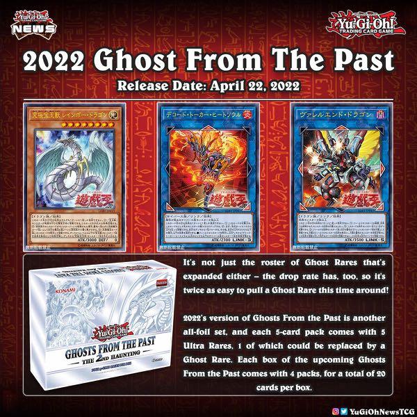 Yugioh Duelist Manga Yu-Gi-Oh! Ghosts From The Past 1st Edition Sealed  Display Box - 5 Packs (English, Made In Belgium)
