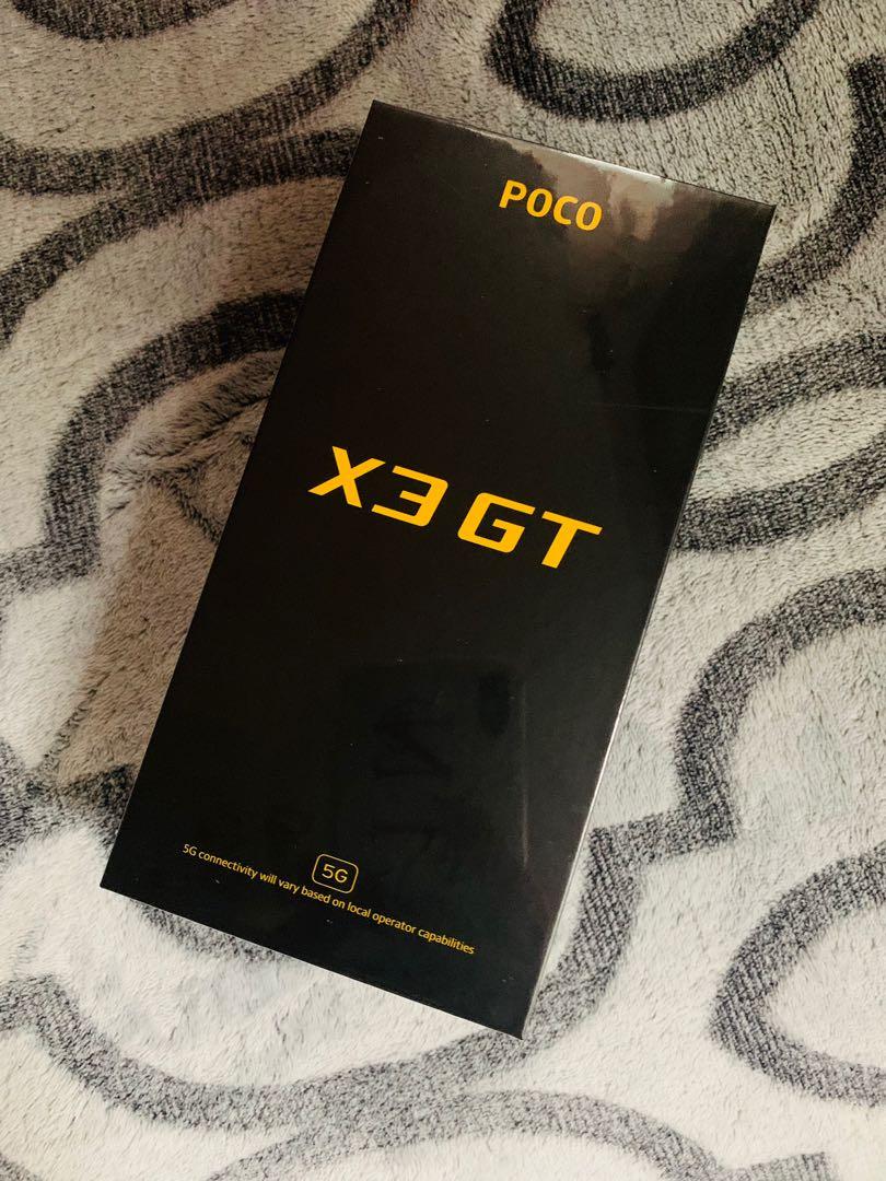 Poco X3 GT 128GB (Category: Xiaomi) located in Silang. Submitted by elleeedc (Listing ID 1145260713, Image 1). Description: For sale!!! Poco X3 GT Cloud White 128GB ROM 8GB RAM SEALED BRANDNEW PM.