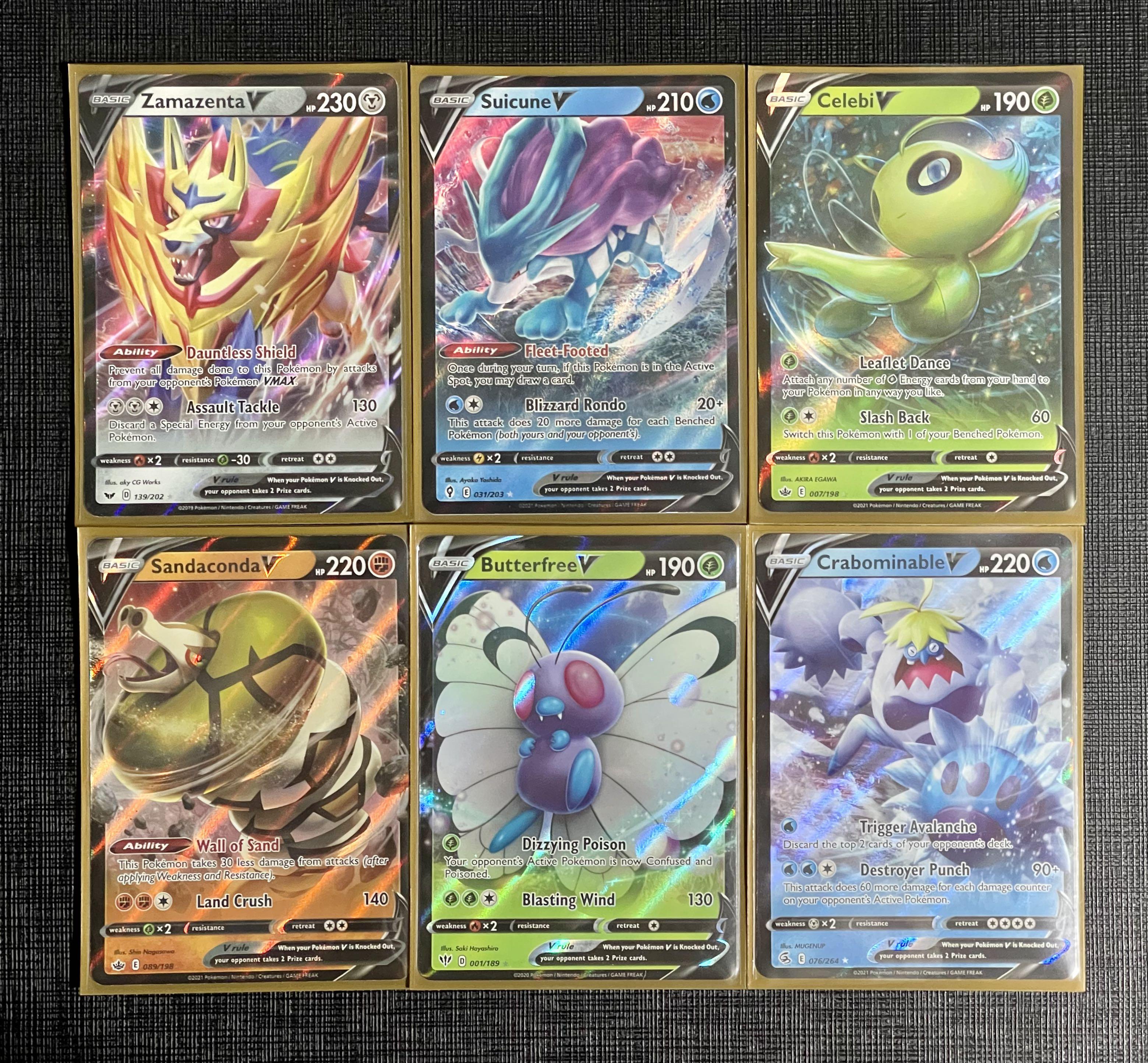 139/202 Zamazenta V, Rare Holo V Card