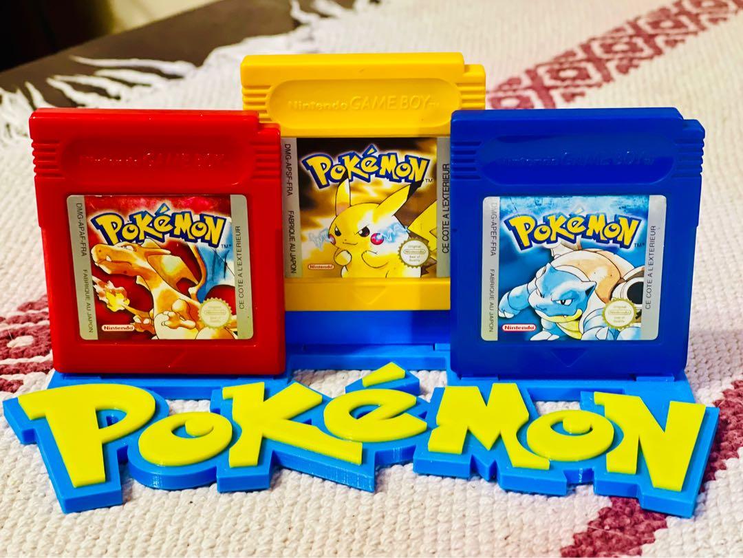 Pokemon Gen 1 Bundle French version (Category: Nintendo) located in Quezon City. Submitted by sameoldshit (Listing ID 1145363845, Image 1). Description: -Authentic copy -Working with save -With free 3D print stand for Display -Pm .