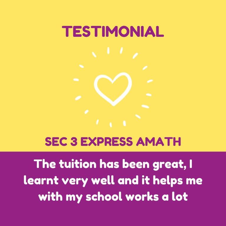 PUNGGOL SEC GROUP TUITION (Secondary School Sec 1 2 3 4 5 IB IGCSE EMATH AMATH Math Tutor ...