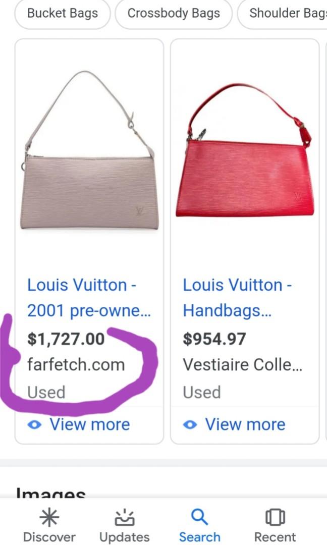 Louis Vuitton Lilac Epi Leather Pochette Accessoires