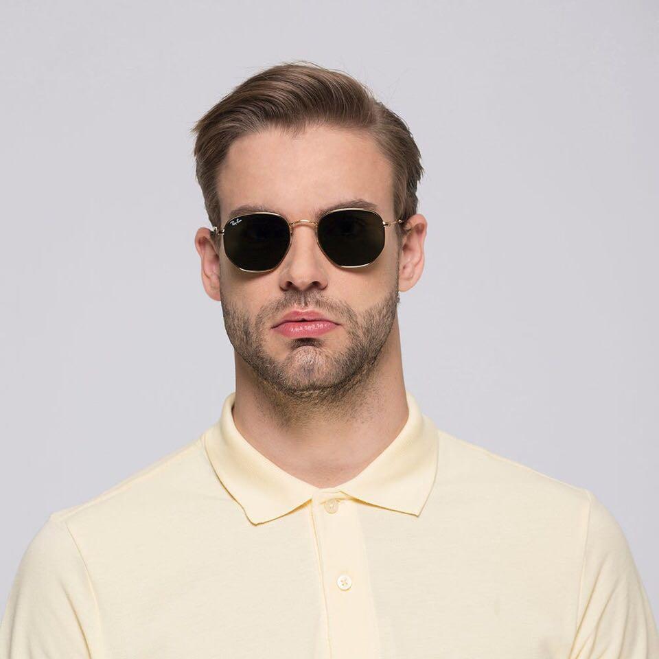 Rayban Hexagonal Gold Legend RB3548