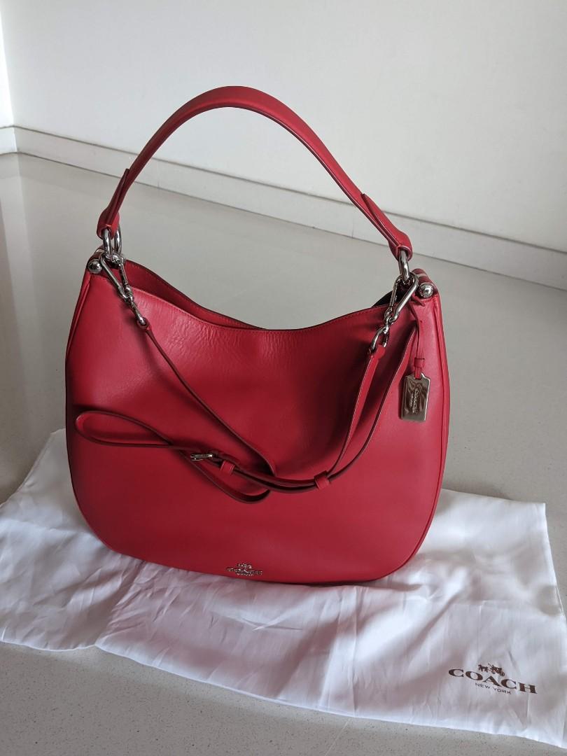 Red Coach Hobo Bag