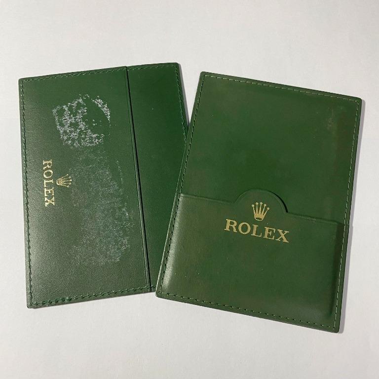 Rolex green best sale card