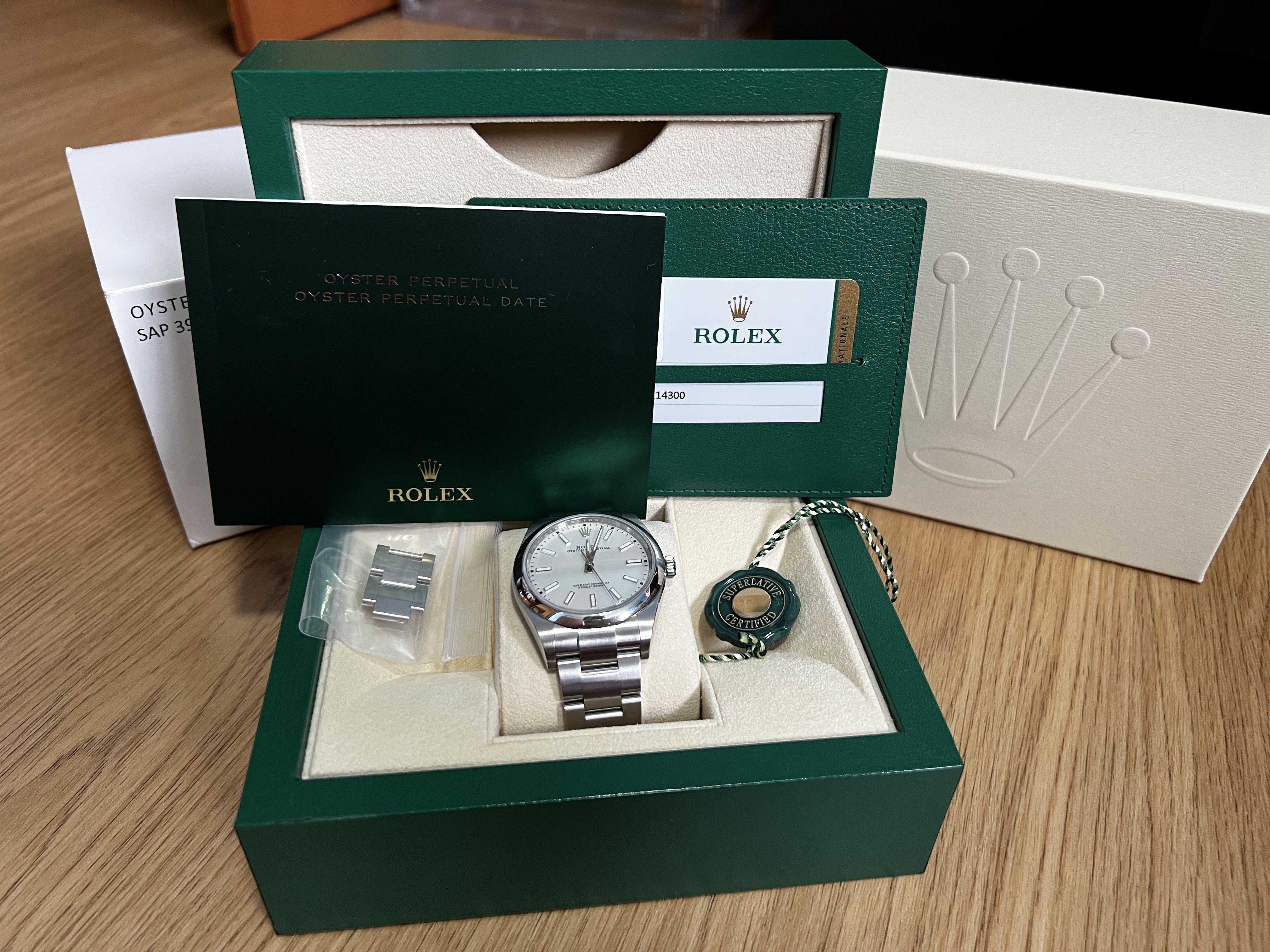 Rolex oyster perpetual 14300 best sale