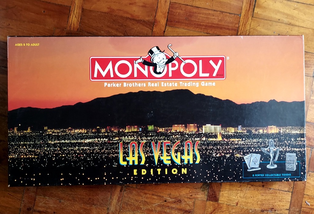Sale ORIGINAL Monopoly Las Vegas Edition, Hobbies & Toys, Toys & Games