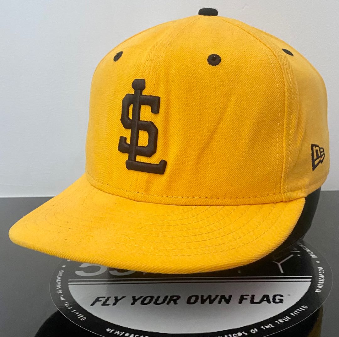 Men's Salt Lake Bees New Era Gold Authentic Collection 59FIFTY