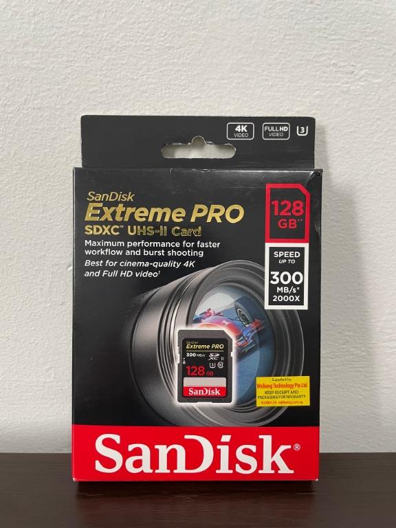 SanDisk Extreme PRO SDHC and SDXC UHS-II Memory Card