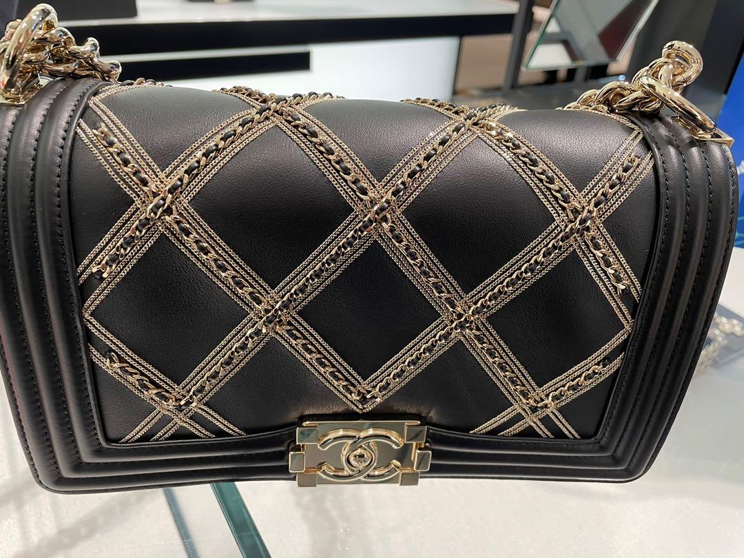 Seasonal Chanel Boy shoulder bag