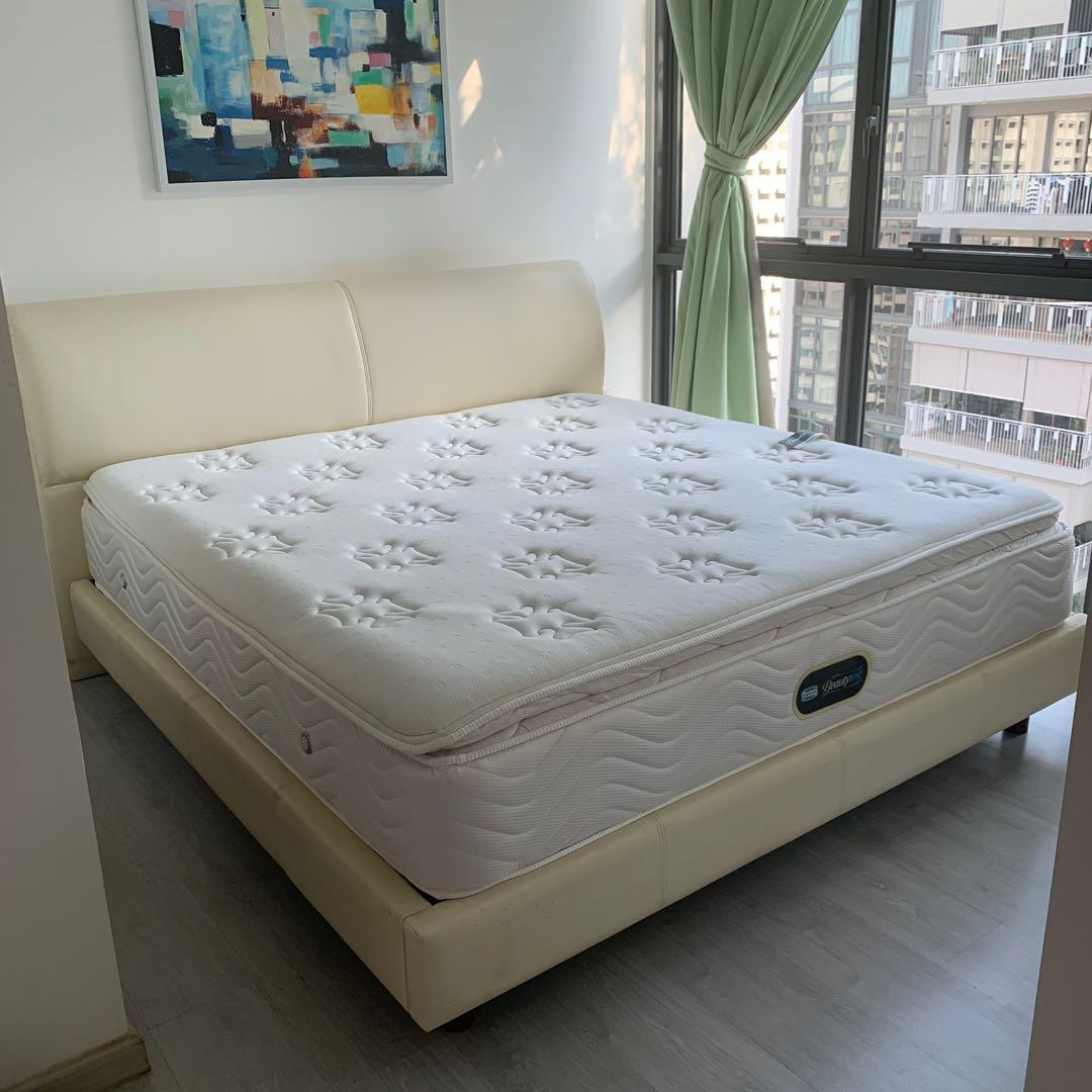 Simmons King Size Beautyrest Sapphire Supreme Bed Mattress