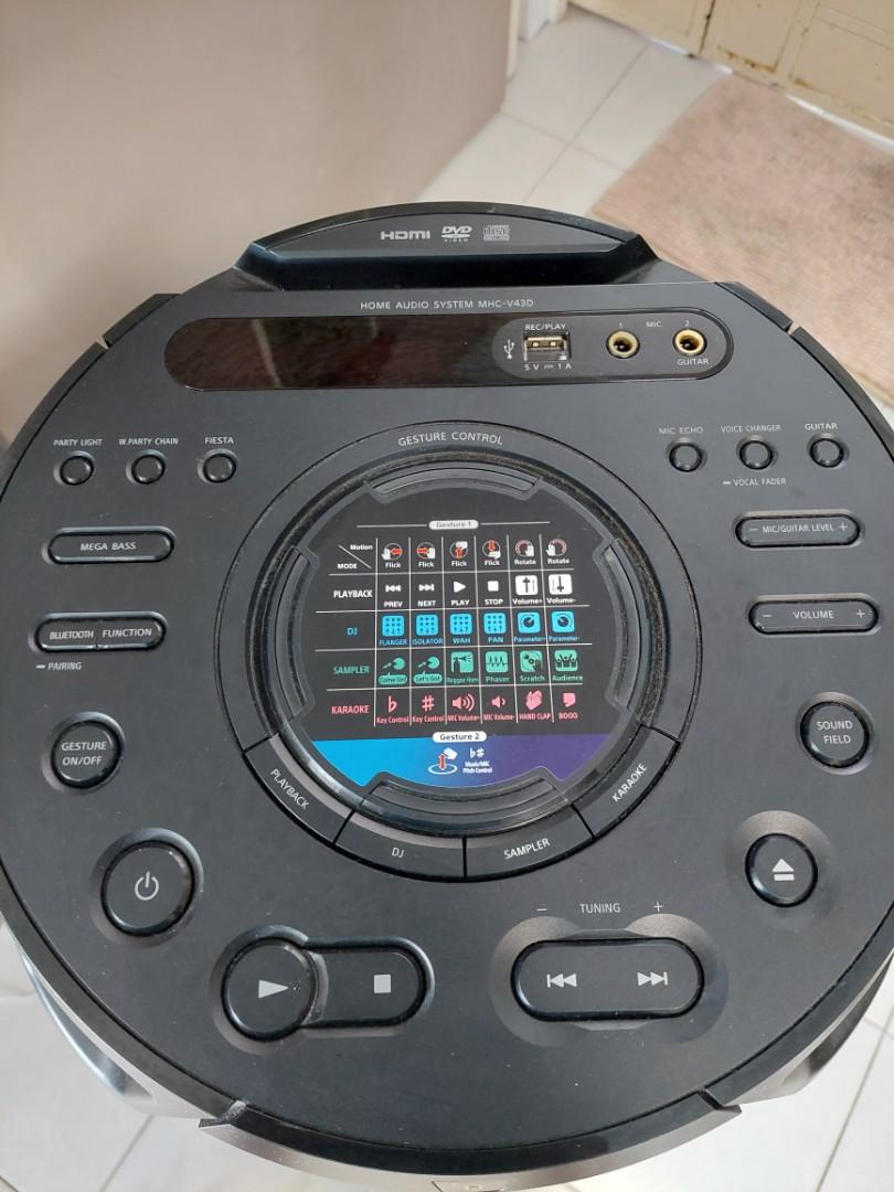 Sony Home Audio System MHC V43D, Audio, Soundbars, Speakers