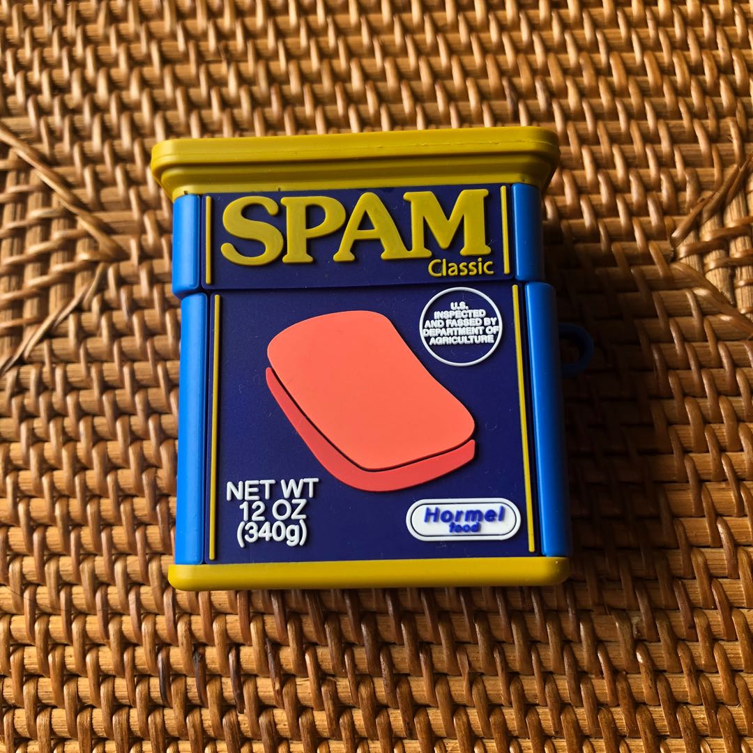 Spam airpod sales case