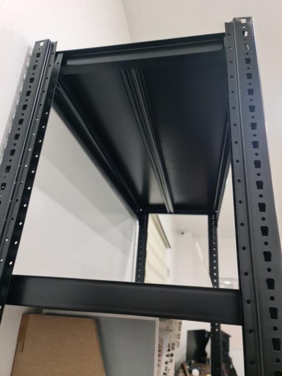 Steel rack omega type black edition new model boltless type made in ...