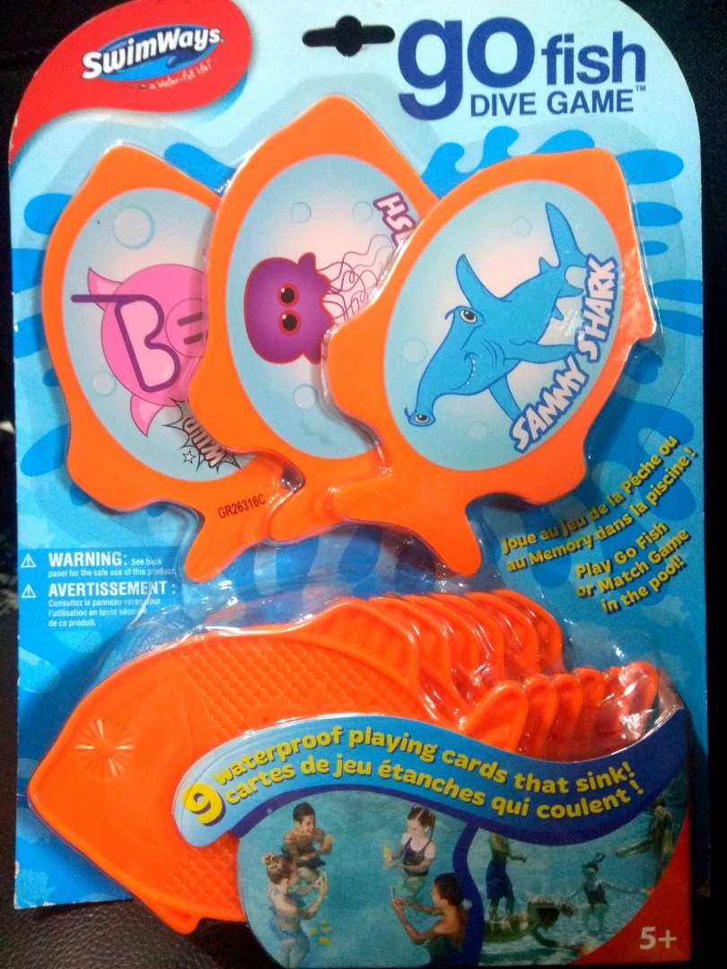 Brand New SwimWays Go Fish Dive Game 9 Pack Ages 5 