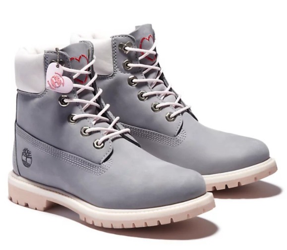 Ladies grey timberlands deals