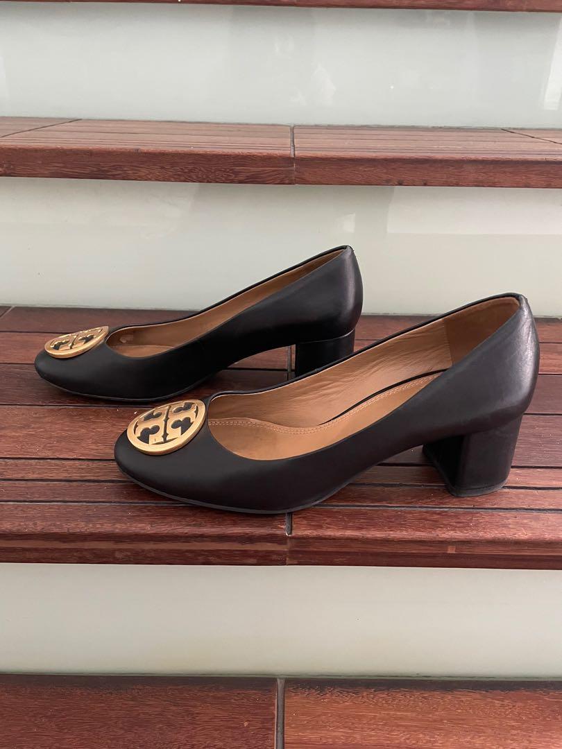 Tory burch benton 50mm pump, Fesyen Wanita, Sepatu di Carousell