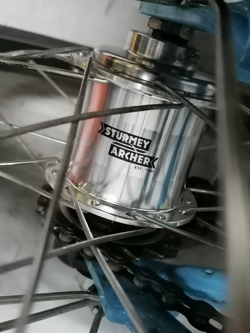 Trifold, 3 speed internal gear hub Sturmey Archer, Sports Equipment