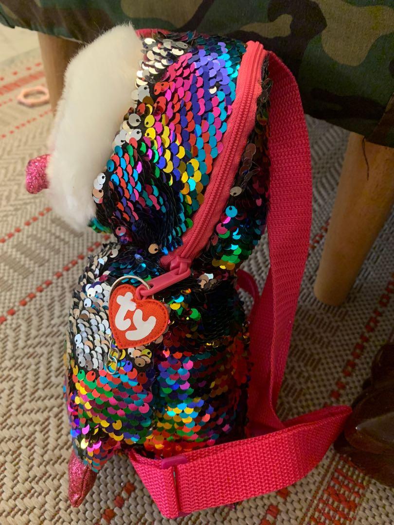 Owl sequin backpack sales
