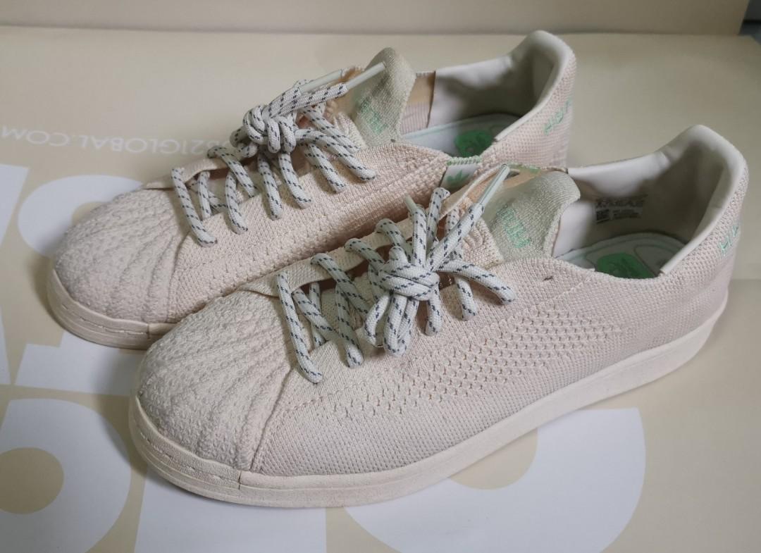 US 8 Adidas x Pharell Superstar Primeknit Cream Men s Fashion