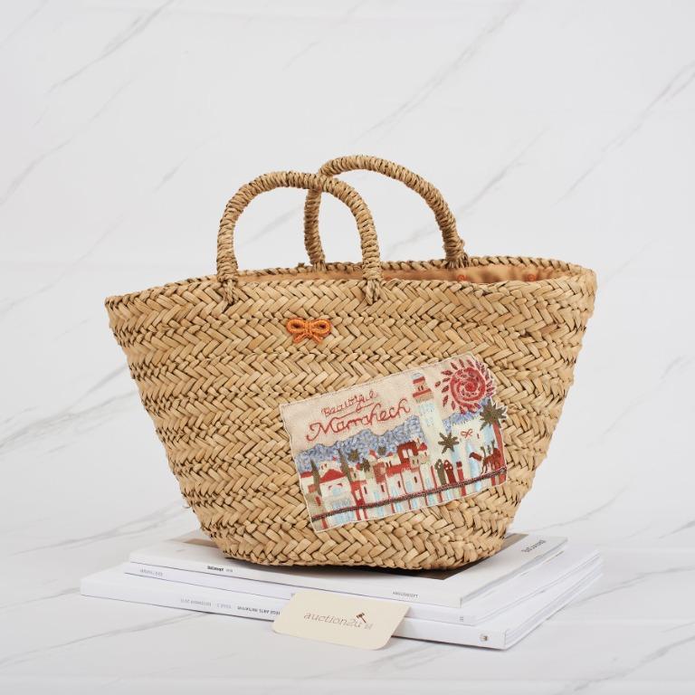 Pre owned Anya Hindmarch Beach Straw Tote Luxury Bags Wallets