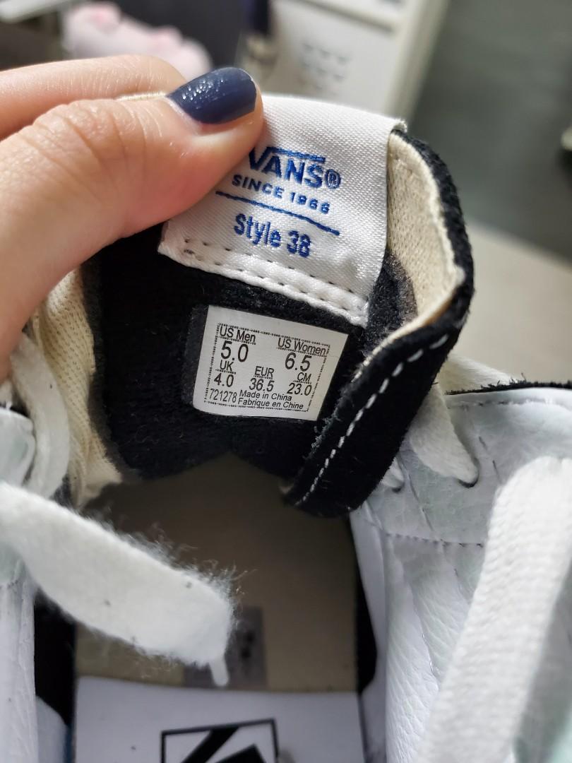 WTS Vans Sk8 Hi Sneakers Black EU 36.5