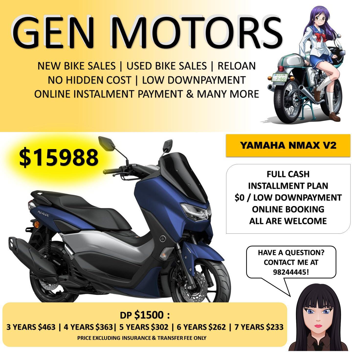 Yamaha Nmax 155 (2022 V2 Model), Motorcycles, Motorcycles for ...