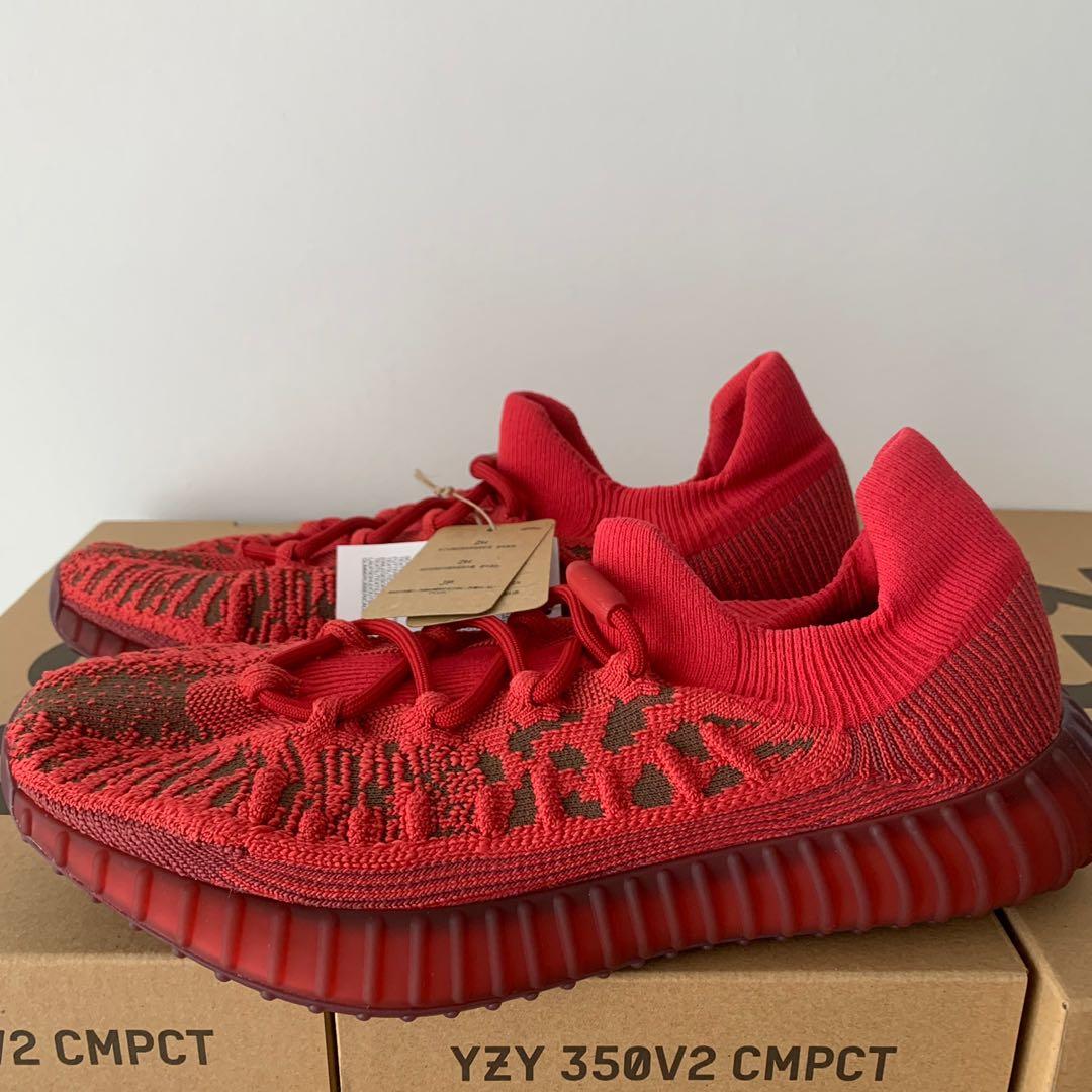 All red yeezy new arrivals 350 v2