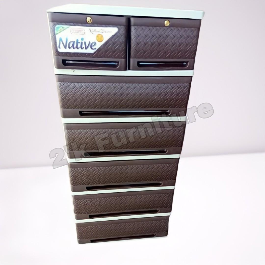 Zooey 6-Layer Rattan drawer, Furniture & Home Living, Furniture ...