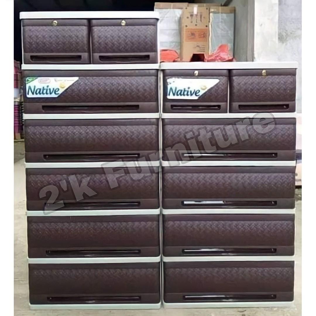 Zooey 6-Layer Rattan drawer, Furniture & Home Living, Furniture ...