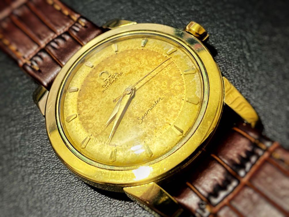 1960 Vintage Gold capped Omega Seamaster Bumper Movement Ref 2767