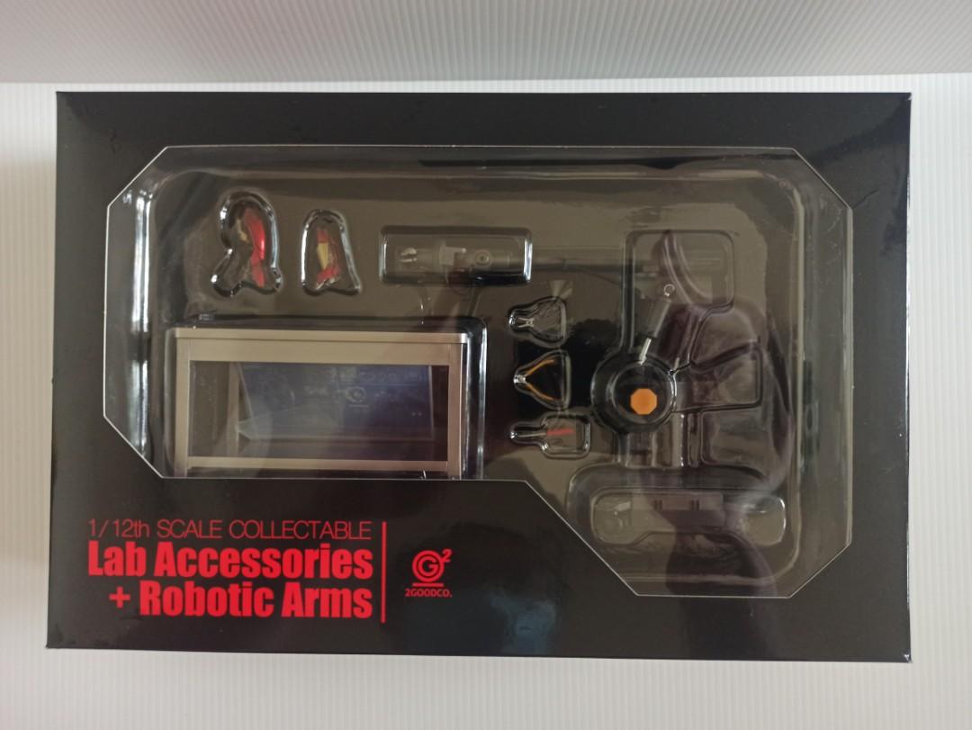 2GOODCOMPANY 2GOODCO Lab Accessories + Robotic Arms Dum-E Dum-U Marvel Iron  Man 1/12 Scale for SHFiguarts / Mezco / Marvel Legends