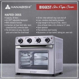 6in1 Hanabishi Air fryer Oven HAFEO-30SS