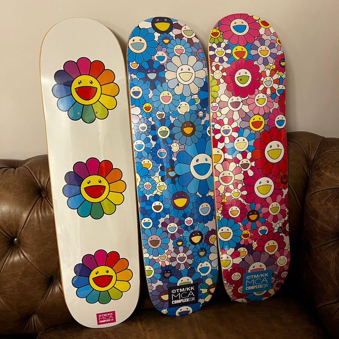 Takashi Murakami Skateboard 2019 村上隆 カモフラージュドクロ(スケートボード)Skull Skateboard Deck
