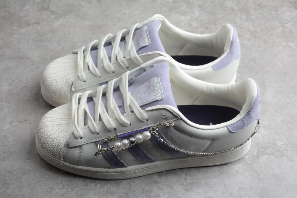 Adidas superstars pearl grey shop