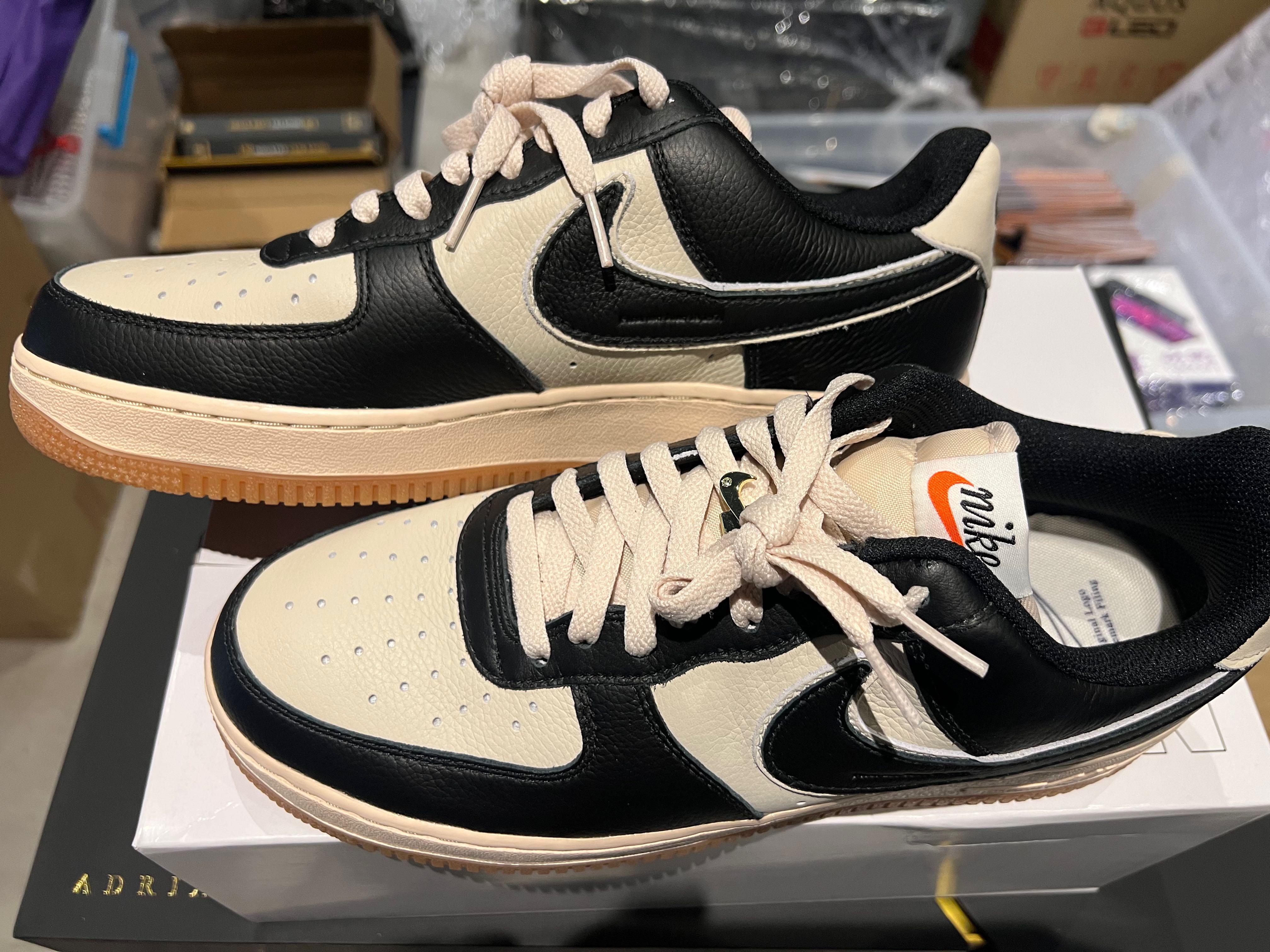 Air Force 1 Panda black and white, Men's Fashion, Footwear, Sneakers on ...