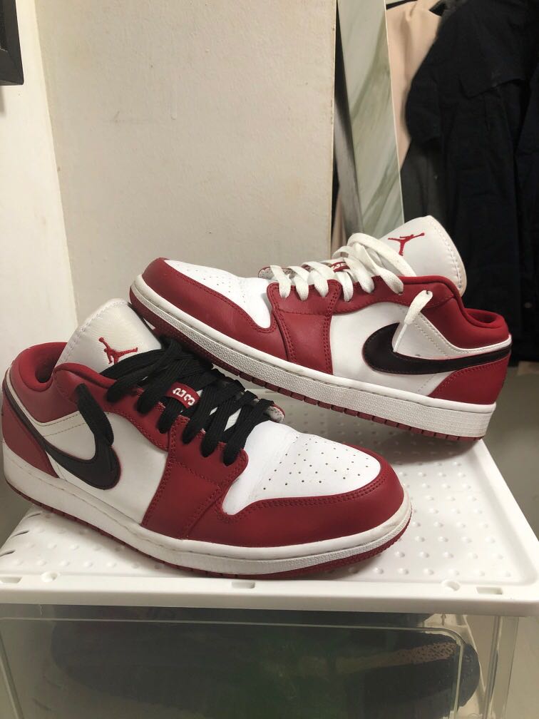 AirJordan1low gym red chicago custom