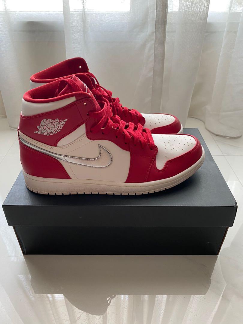 Air jordan 1 retro high silver medal Men s Fashion Footwear