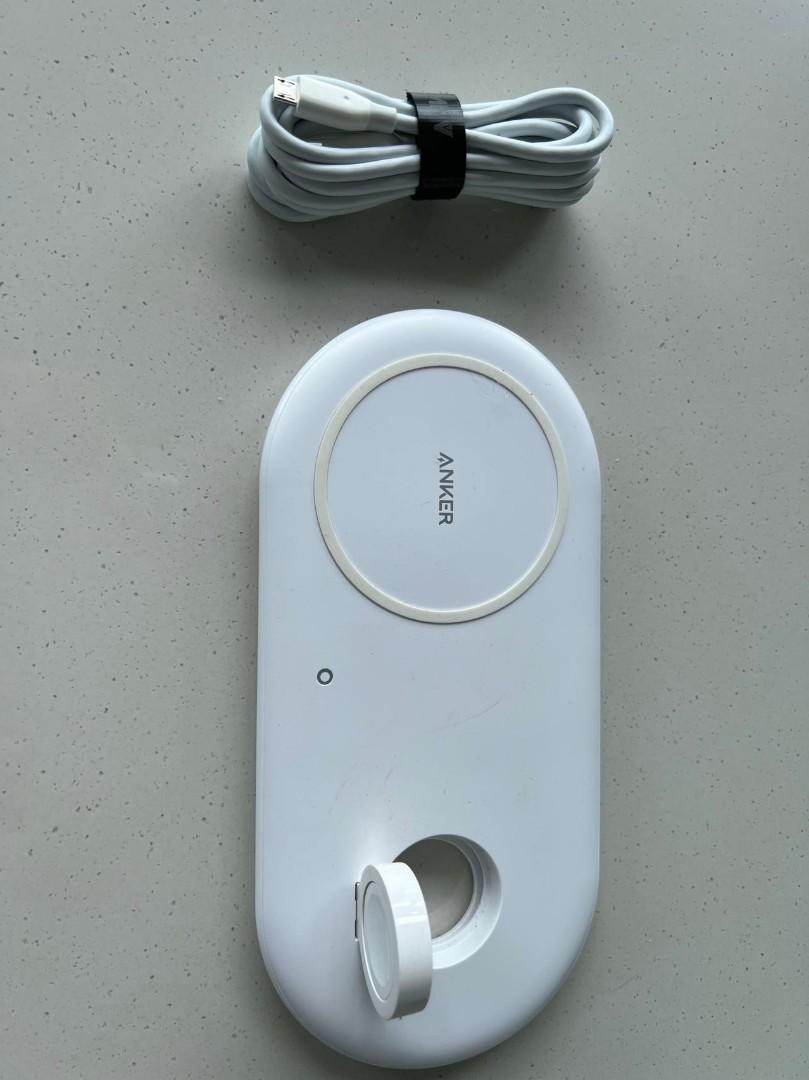 Anker Wireless Charging Station, 2 in 1 PowerWave+ Pad with Holder for